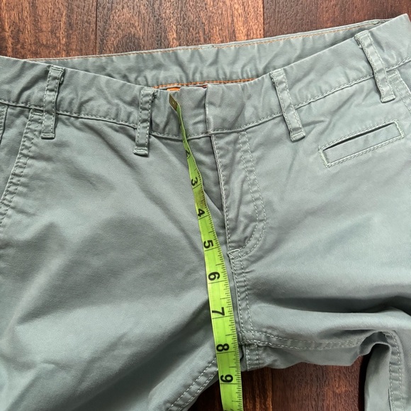 Tory Burch blue chino style pants ankle cropped low rise size 26 euc - Picture 7 of 8